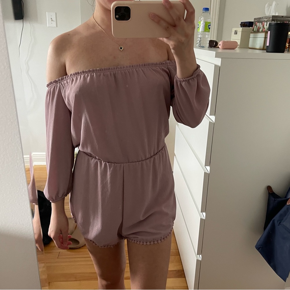 Dusty rose romper from Urban Planet